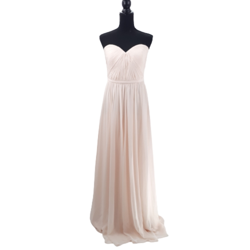 ADRIANNA PAPELL Hailey Strapless Chiffon Dress - Picture 6 of 12